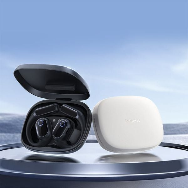 Tai Nghe Bluetooth TWS Baseus Eli 10i Fit (Bluetooth v5.4, 12H, IP54, Open-Ear, Bass Enhancement)