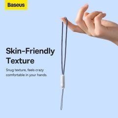 Dây Đeo Tai Nghe Baseus Bằng Nylon Bện Sợi Pha Lê Cho Airpods Và Điện Thoại