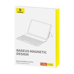 Bàn phím Bao Da Nam Châm Baseus Brilliance Original Keyboard Case Pro cho iPad Pro 11/12 inch/ iPad Air (BLE 5.3 Pin 150h Bao da + bàn phím)