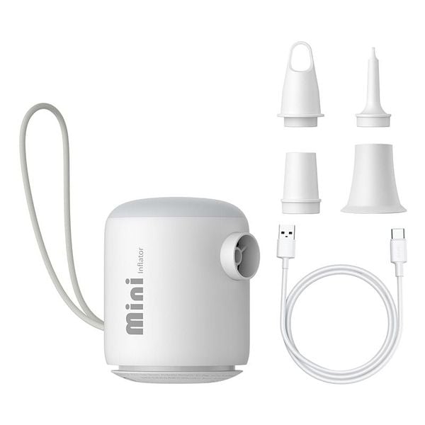 Máy Bơm Hơi Mini Kiêm Hút Chân Không Baseus PocketGo Portable (230L/min, 3500Pa)