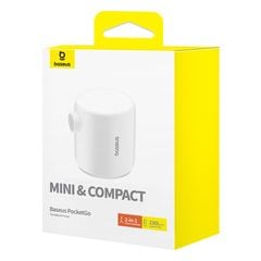 Máy Bơm Hơi Mini Kiêm Hút Chân Không Baseus PocketGo Portable (230L/min, 3500Pa)