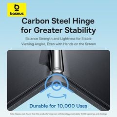 Bao da bàn phím Baseus Brilliance II – Tháo rời bằng nam châm, xoay dọc/ngang, cho iPad Pro (2018–2022)/Air 4–6