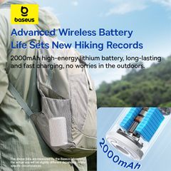Máy Bơm Hơi Mini Kiêm Hút Chân Không Baseus PocketGo Pro Series (240L/min, 4000Pa)