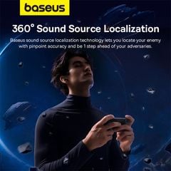 Tai nghe Bluetooth Baseus AeQur G10 – True Wireless, Bluetooth 5.3, GPS, sạc nhanh, chơi game 3D không delay