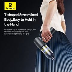 Máy Hút Bụi Cầm Tay Baseus AT Car (45W, 5000pa, 2000mAh*2pcs,