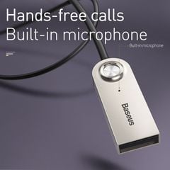 Bộ chuyển âm thanh Bluetooth Baseus BA01 – Nhận nhạc không dây qua AUX 3.5mm, hỗ trợ âm thanh stereo chất lượng cao