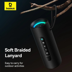 Loa Bluetooth Baseus AeQur VO20 – Bluetooth 5.3, chống nước IPX5, bass mạnh, loa di động cho camping ngoài trời