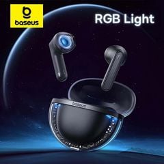 Tai Nghe Bluetooth TWS Baseus Bowie E5x (Bluetooth v5.3, 6H, RGB Light, Hi-Fi audio, 4-Mic Noise Reduction)