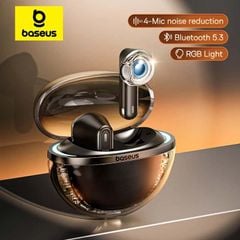 Tai Nghe Bluetooth TWS Baseus Bowie E5x (Bluetooth v5.3, 6H, RGB Light, Hi-Fi audio, 4-Mic Noise Reduction)