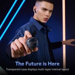 Tai Nghe Bluetooth TWS Baseus Bowie E5x (Bluetooth v5.3, 6H, RGB Light, Hi-Fi audio, 4-Mic Noise Reduction)