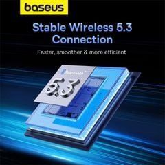 Tai Nghe Bluetooth TWS Baseus Bowie E5x (Bluetooth v5.3, 6H, RGB Light, Hi-Fi audio, 4-Mic Noise Reduction)
