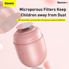 Máy hút bụi mini cầm tay Baseus C2 Desktop Capsule Vacuum Cleaner (6W, 1000 Pa, Pin sạc 900mAh)