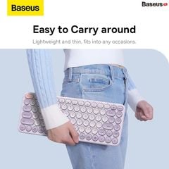 Bàn phím không dây Baseus Creator – Kết nối 3 thiết bị, 2.4GHz/Bluetooth, bền bỉ, cho Laptop/MacBook/iPad