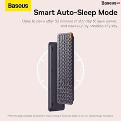 Bàn phím không dây Baseus Creator – Kết nối 3 thiết bị, 2.4GHz/Bluetooth, bền bỉ, cho Laptop/MacBook/iPad