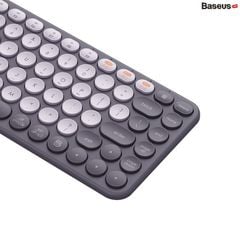 Bàn phím không dây Baseus Creator – Kết nối 3 thiết bị, 2.4GHz/Bluetooth, bền bỉ, cho Laptop/MacBook/iPad