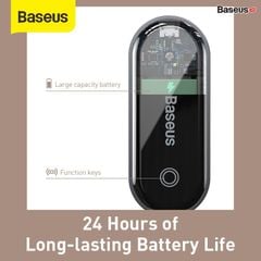 Đèn kẹp đọc sách Baseus Mini – Ánh sáng dịu mắt, 3 mức sáng, pin sạc 350mAh, dùng 24h, chân kẹp tiện dụng