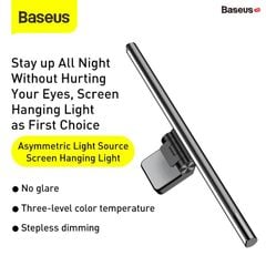 Đèn treo màn hình Baseus i-Wok Youth Edition – 3 chế độ sáng, chống ánh sáng xanh