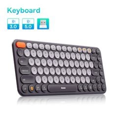 Bàn phím không dây Baseus Creator – Kết nối 3 thiết bị, 2.4GHz/Bluetooth, bền bỉ, cho Laptop/MacBook/iPad