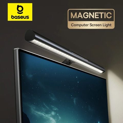 Đèn treo màn hình Baseus i-wok 3 Series Asymmetric Light Source Magnetic Screen Hanging Light (Ra > 95, i wok 3 Series)