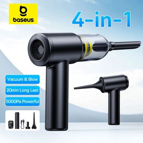 Máy Hút Bụi Cầm Tay Baseus AT Car (45W, 5000pa, 2000mAh*2pcs,