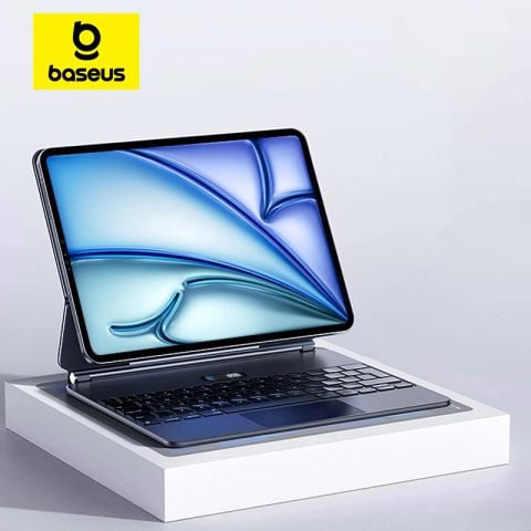 Bàn phím Baseus Brilliance 2 – Kèm bao da nam châm, cho iPad Pro 11/12.9 & Air4/5/6, bản nâng cấp 2024